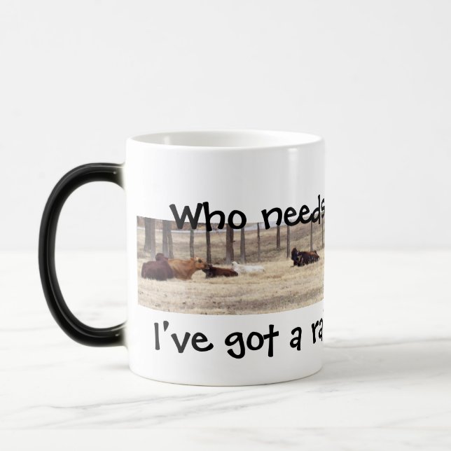 Caneca Mágica Criador De Chuva (As Vacas Estão Deitadas) (Esquerda)