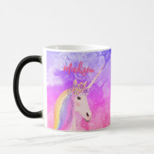 Caneca Mágica Crianças de Chocolate Quente do Rainbow Unicorn Pe