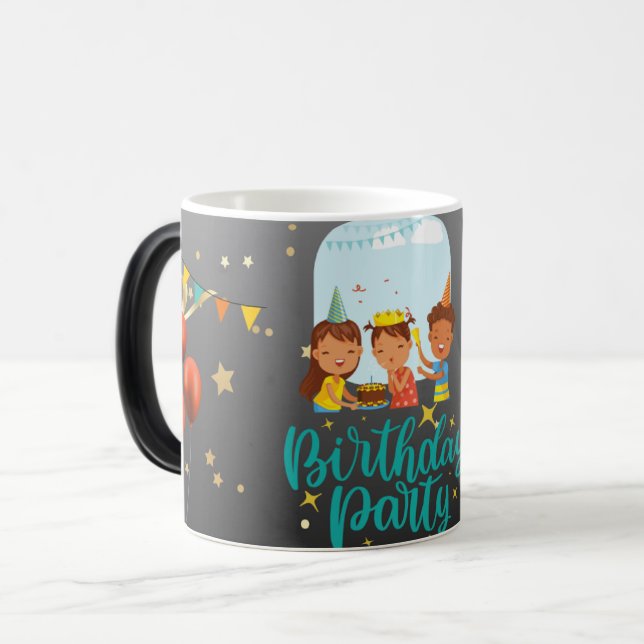 CANECA MÁGICA CRIANÇAS DE FESTA (Frente Esquerda)