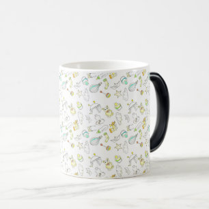 Caneca Mágica Crianças recém-nascidas com Aquarela