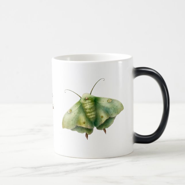 Caneca Mágica Crie a sua fantasia verde Moth (Direita)