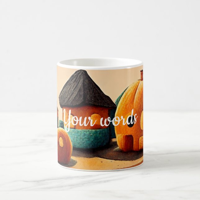 Caneca Mágica Crie a sua própria aldeia de abóbora (Centro)