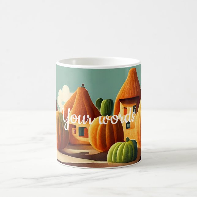 Caneca Mágica Crie a sua própria aldeia de abóbora (Centro)