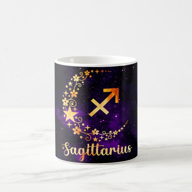 Caneca Mágica Crie a sua própria astrologia Zodiac Sagitário (Centro)