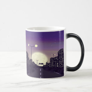 Caneca Mágica Crie a sua própria cidade à noite