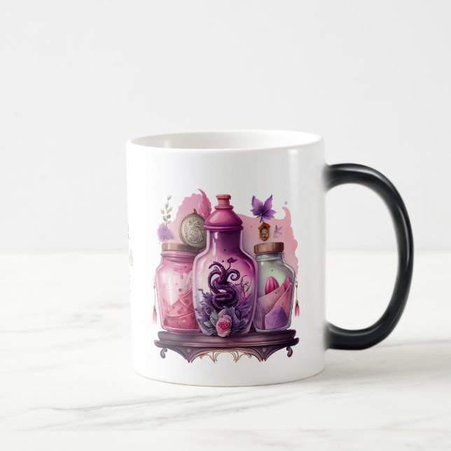 Caneca Mágica Crie As Garrafas Da Sua Própria Poção (Direita)