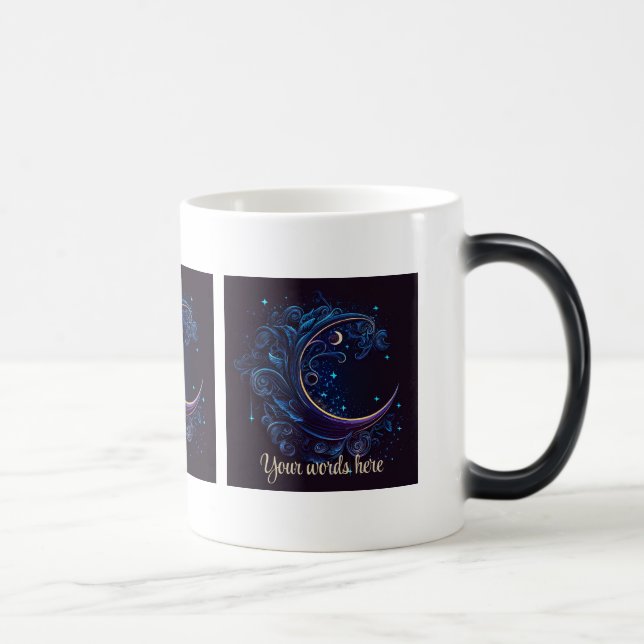 Caneca Mágica Crie as suas ondas de lua azul mágica (Direita)