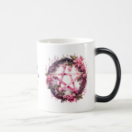 Caneca Mágica Crie As Suas Próprias Flores Do Pentágono Rosa