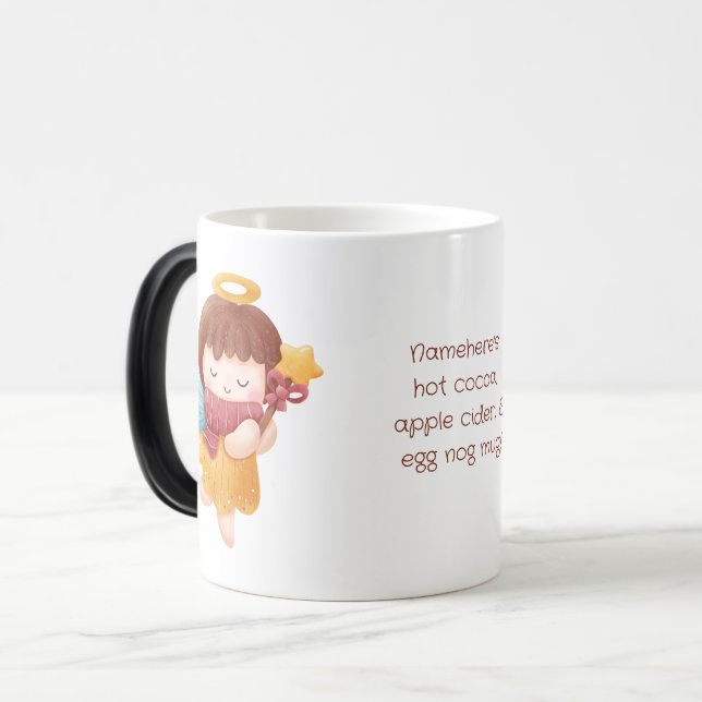 Caneca Mágica Crie o seu próprio Anjo Estrelado (Frente Esquerda)