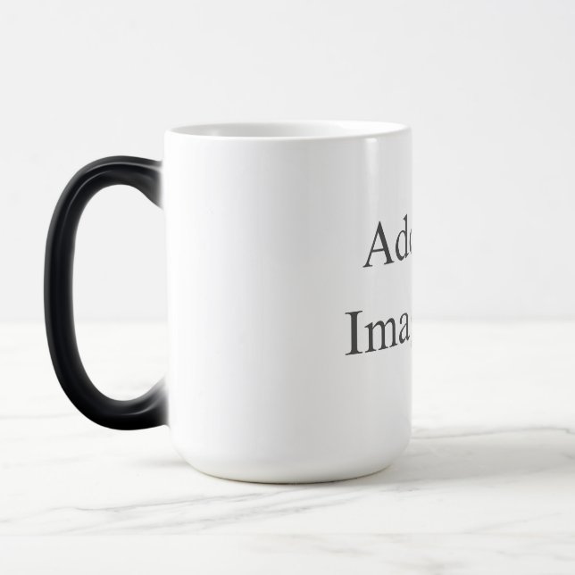 Caneca Mágica Crie o Seu Próprio branco (Esquerda)
