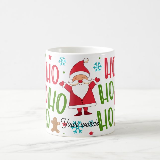 Caneca Mágica Crie o seu próprio Natal sobre Papais noeis (Centro)