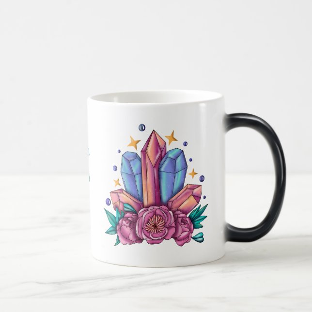 Caneca Mágica Crie os seus próprios cristais e Rosas (Direita)