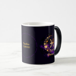 Caneca Mágica Crie Os Seus Próprios Peixes Celestiais Roxos Zodi