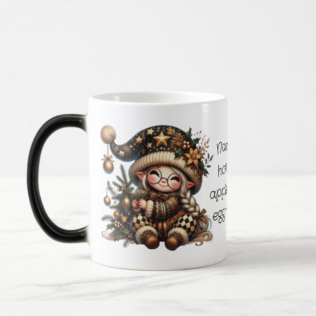 Caneca Mágica Crie seu doce Gnomo de Natal mágico (Esquerda)