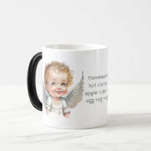 Caneca Mágica Crie Seu Próprio Anjo de Natal Bebê Sorrindo