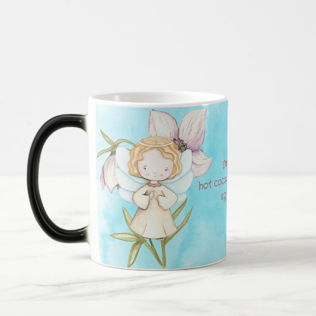 Caneca Mágica Crie seu próprio Anjo de Natal com Aquarela (Esquerda)