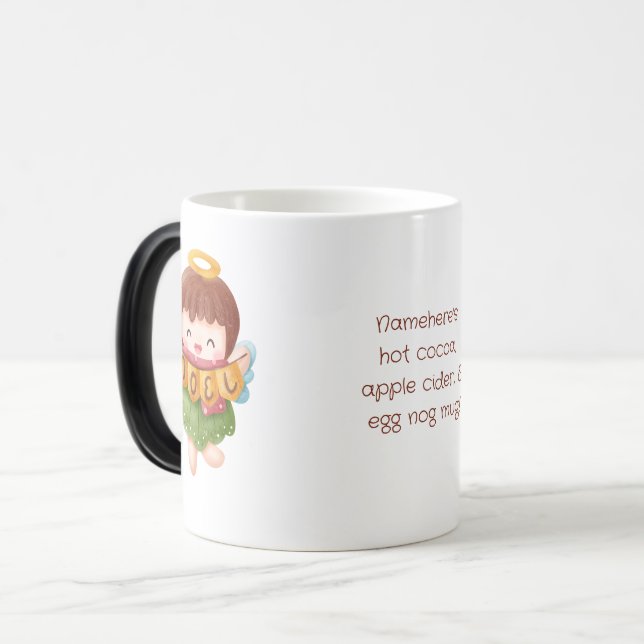 Caneca Mágica Crie seu próprio Anjo do Noel Custa (Frente Esquerda)
