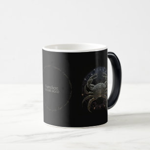 Caneca Mágica Crie seu próprio Cancer de astrologia mística Zodi
