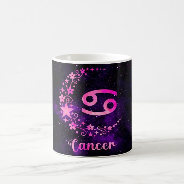 Caneca Mágica Crie seu próprio Cancer de Astrologia Zodiac (Centro)