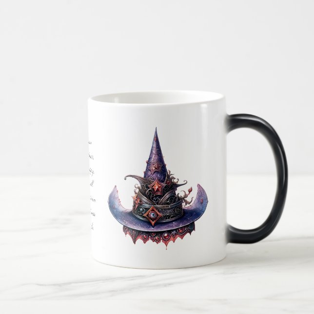 Caneca Mágica Crie Seu Próprio Chapéu Celestial Laranja Roxo (Direita)
