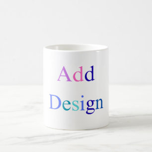 Caneca Mágica Crie seu próprio design personalizado preto