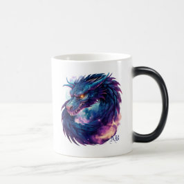 Caneca Mágica Crie Seu Próprio Dragão Roxo Místico