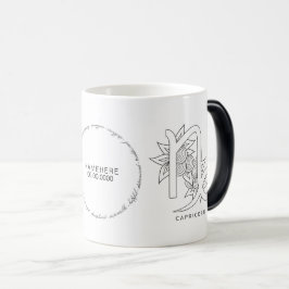 Caneca Mágica Crie seu próprio e elegante capitão preto e branco