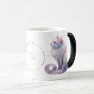 Caneca Mágica Crie seu próprio Gato Branco Mágico