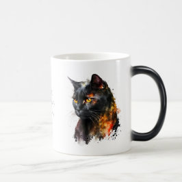 Caneca Mágica Crie Seu Próprio Gato Preto