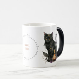 Caneca Mágica Crie seu próprio Gato Preto Mágico