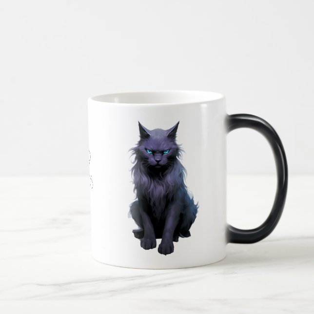 Caneca Mágica Crie seu próprio Gato Preto Mágico (Direita)