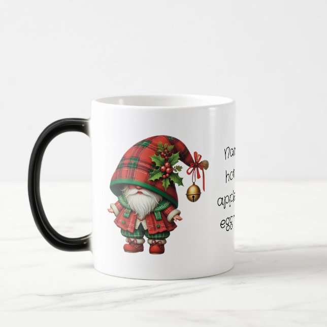 Caneca Mágica Crie seu próprio Gnomo da Xadrez de Natal Jolly (Esquerda)
