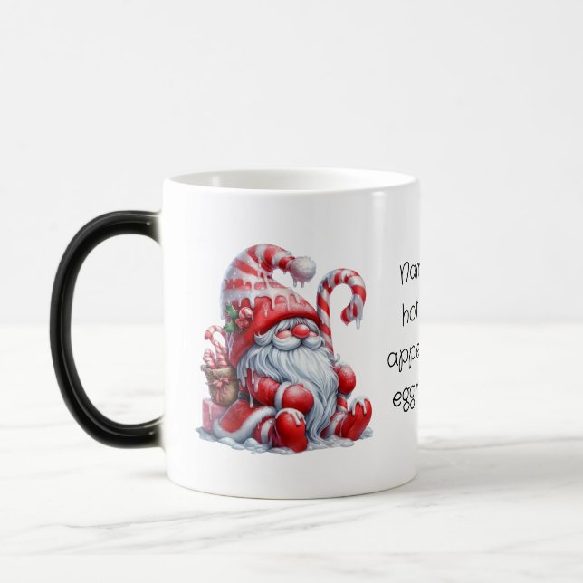 Caneca Mágica Crie Seu Próprio Gnomo de Natal alegre (Esquerda)