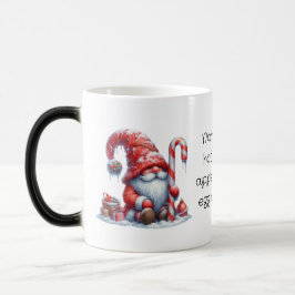 Caneca Mágica Crie Seu Próprio Gnomo de Natal com Peppermint