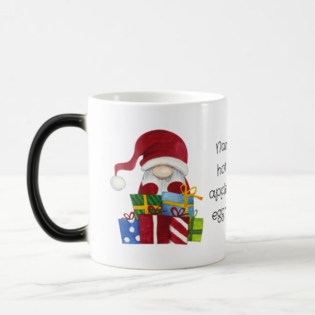 Caneca Mágica Crie seu próprio Gnomo de Natal feliz e apresentaç (Esquerda)
