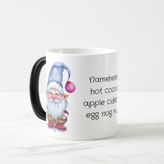 Caneca Mágica Crie Seu Próprio Gnomo de Natal Periwinkle (Frente Esquerda)