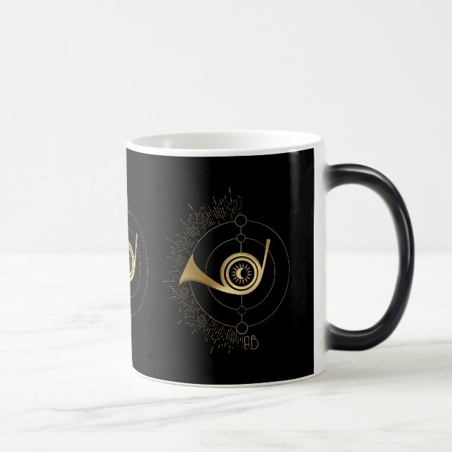Caneca Mágica Crie seu próprio julgamento Dourado da Arcana Taro (Direita)