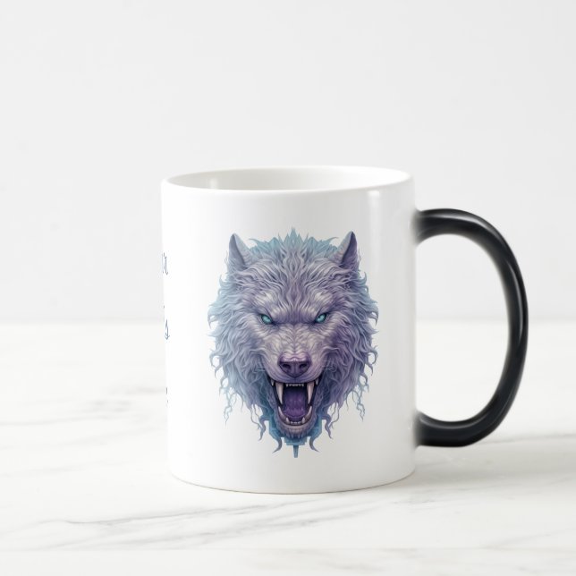 Caneca Mágica Crie Seu Próprio Lobo Roxo (Direita)