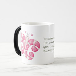 Caneca Mágica Crie seu próprio Natal com borboleta de menta-pime