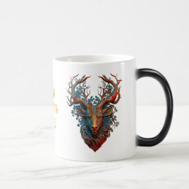 Caneca Mágica Crie seu próprio Ouro Faux Bois 3D gravado Satyr