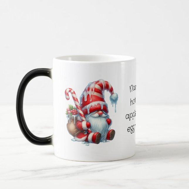 Caneca Mágica Crie Seu Próprio Peppermineiro Berries Natal Gnomo (Esquerda)