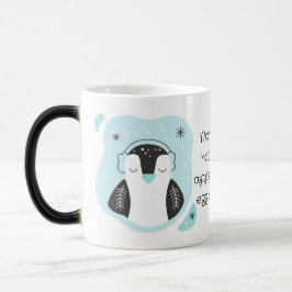 Caneca Mágica Crie Seu Próprio Pinguim Azul Natal Fofo