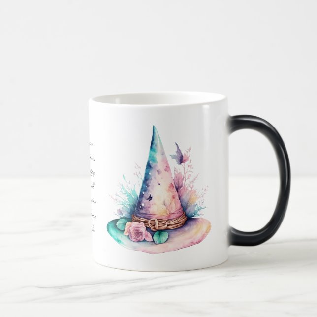 Caneca Mágica Crie Seu Próprio Primavera Rainbow Floral Witat Ha (Direita)