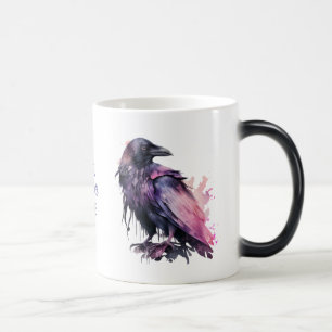 Caneca Mágica Crie seu próprio Raven Preto Místico