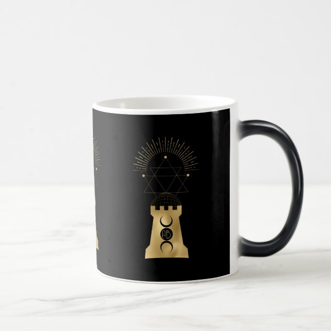 Caneca Mágica Crie seu próprio Tarot da Torre da Moon Arcana Dou (Direita)
