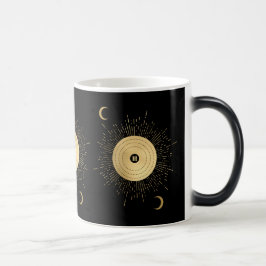 Caneca Mágica Crie seu próprio Tarot do Sol Arcana Dourado