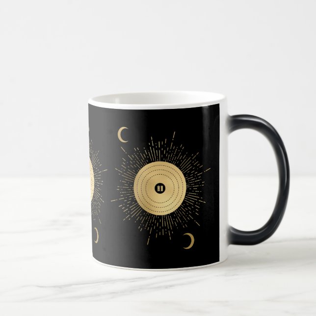Caneca Mágica Crie seu próprio Tarot do Sol Arcana Dourado (Direita)