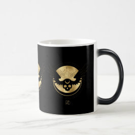 Caneca Mágica Crie seu próprio Tarot Dourado de Temperatura da C