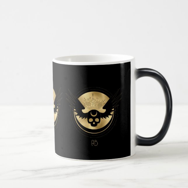 Caneca Mágica Crie seu próprio Tarot Dourado de Temperatura da C (Direita)