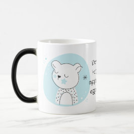 Caneca Mágica Crie Seu Próprio Urso de Pelúcia Retrô Natal Azul